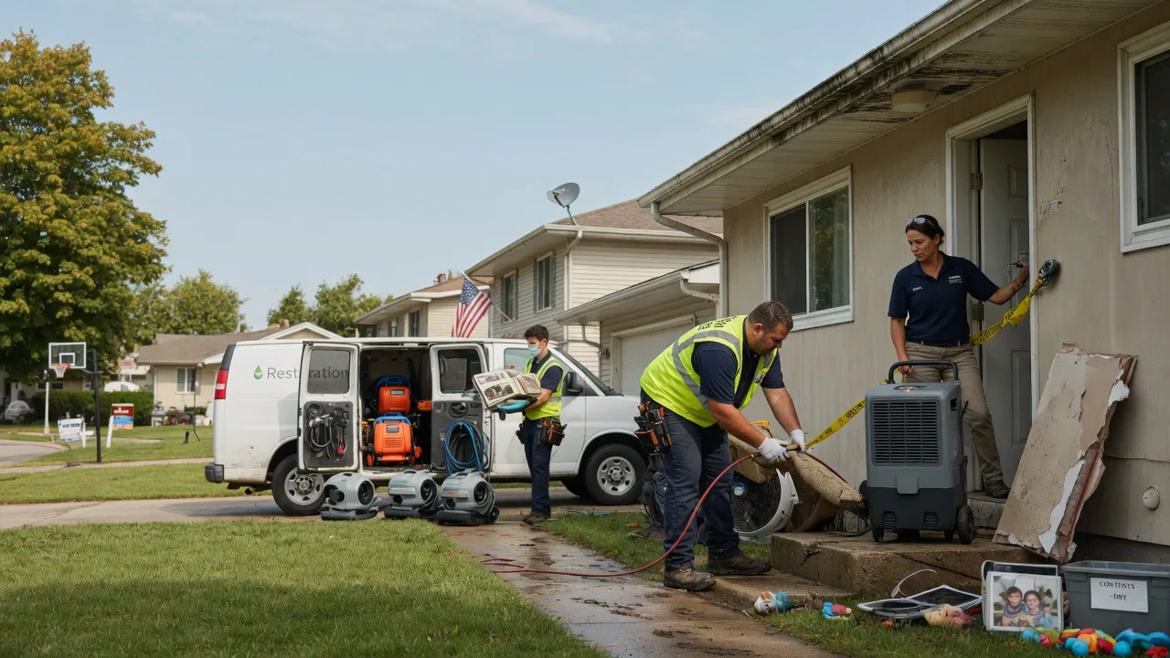 Water Damage Restoration in Lehr, ND near me